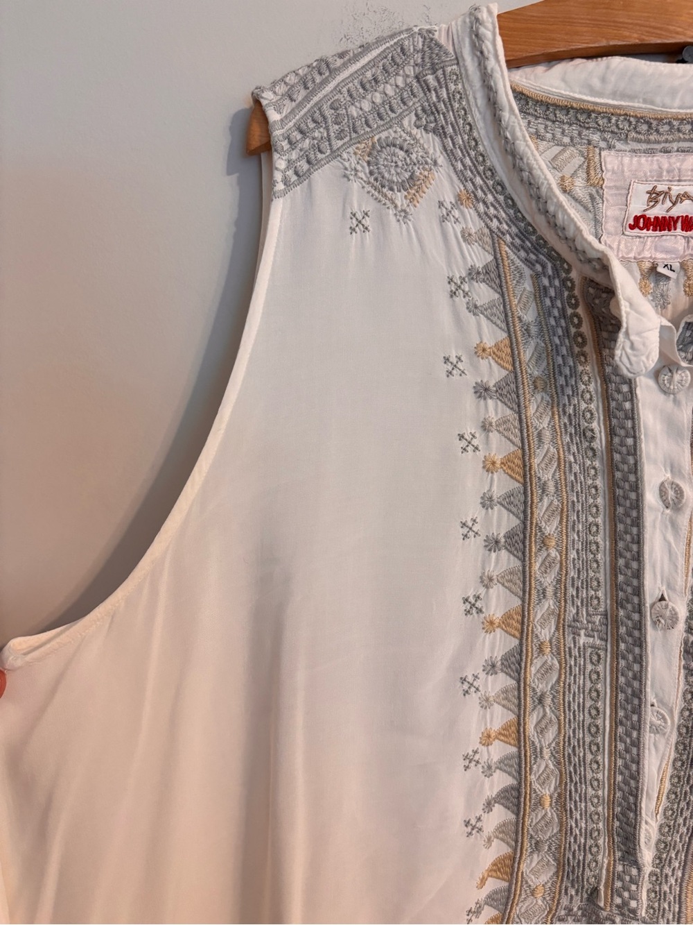 Johnny Was BIYA Embroidered Saverio flowy tunic - Picture 4 of 11